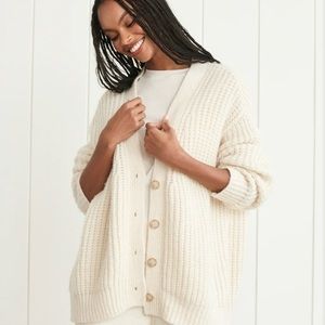 Jenni Kayne Alpaca Cocoon Cardigan Ivory